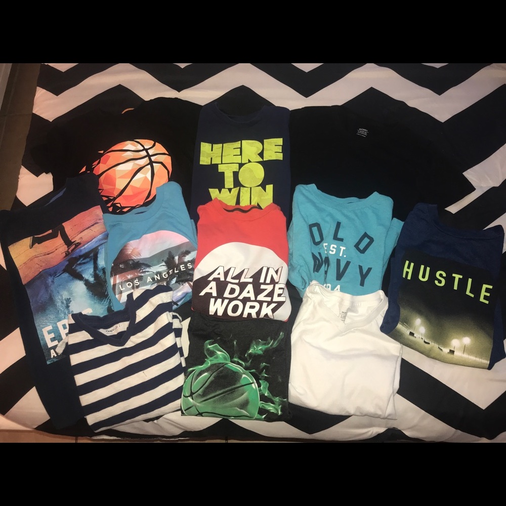 11. Boys t shirts  used